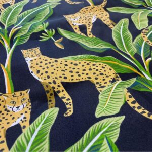 1.75 Yards Richloom Solarium Outdoor Enzel Ebony Fabric