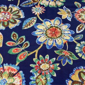 3pc Richloom Solarium Navy Daelyn Outdoor Fabric