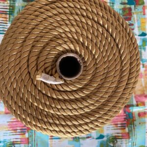 SOLD BY THE YARD - 3/8" Twisted Cord, 3 ply Cording with lip