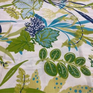 3+ Yards Waverly Fishbowl Sun N Shade Outdoor Fabric in Aquamarine