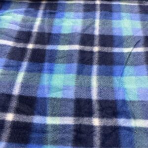 2 Yards Brinkley Blue Fleece Fabric