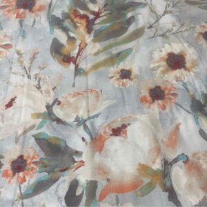 1.3 Yards Kelly Ripa Home Flower Mania Duck Shell Fabric
