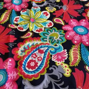1.2 Yards PK Lifestyles Flower Child Printed Polyester Outdoor Fabric