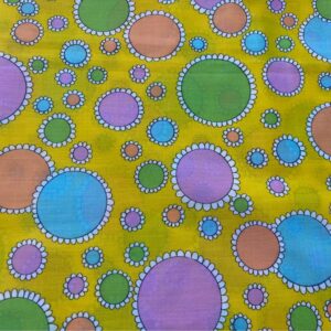 2.6 Yards Retro Flowers Cotton Fabric