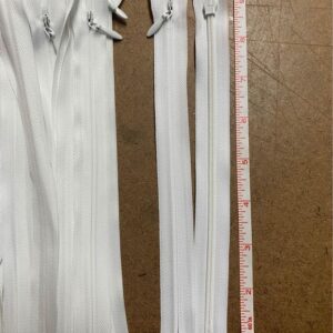 White BKC Hidden Zipper