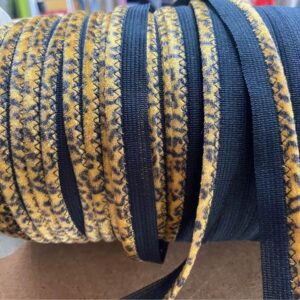 149 Yard Roll - 3/4” Velvet Cheetah Print Piping