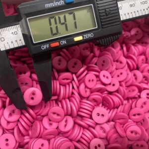 25pk Fuchsia Two Hole Buttons