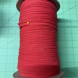 131 yards - 1/2” Red Piping