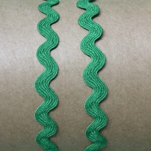 Sold By The Yard - 3/8” New Emerald Green Rick Rack