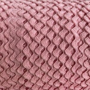 Sold By The Yard - 1/4” Old Rose Pink Rick Rack
