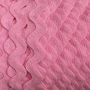 Sold By The Yard - 1/2” Pink Rick Rack
