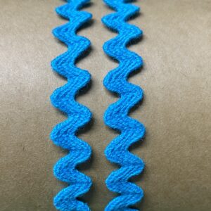 Sold By The Yard - 3/8” Thick Turquoise Rick Rack