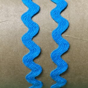 Sold By The Yard - 3/8” Turquoise Rick Rack