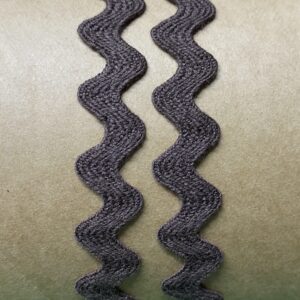 Sold By The Yard - 3/8” Medium Brown Rick Rack