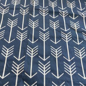 Navy Arrow Fabric