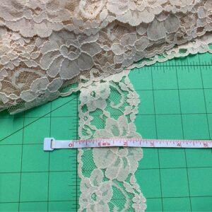 65 Piece Beige Lace Embellishment Strips