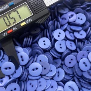 10pk Columbia Blue Two Hole Button