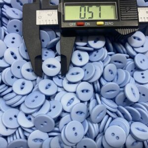 10pk Light Blue Two Hole Button